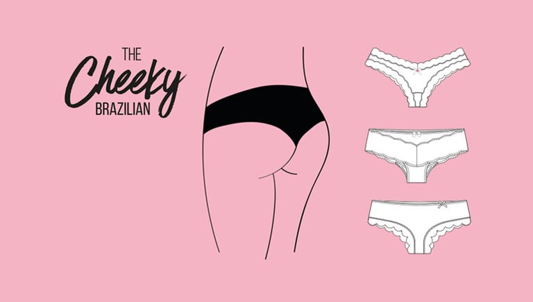 Lingerie.Types of Panties , Women Underwear Stock Illustration -  Illustration of hipster, brazilian: 177687470