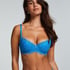 Anya Padded Underwired Bra, Blue