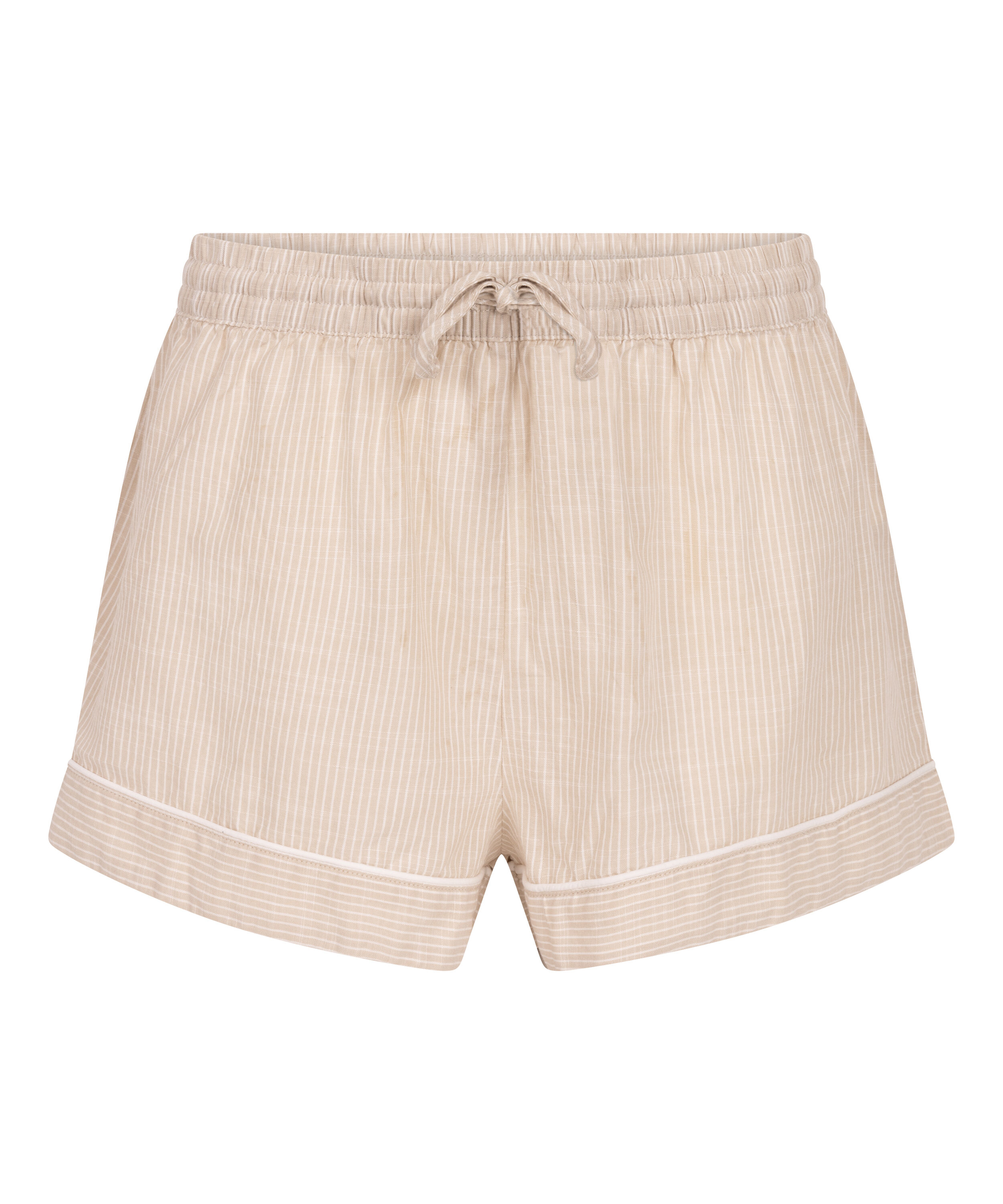 Cotton shorts, Beige