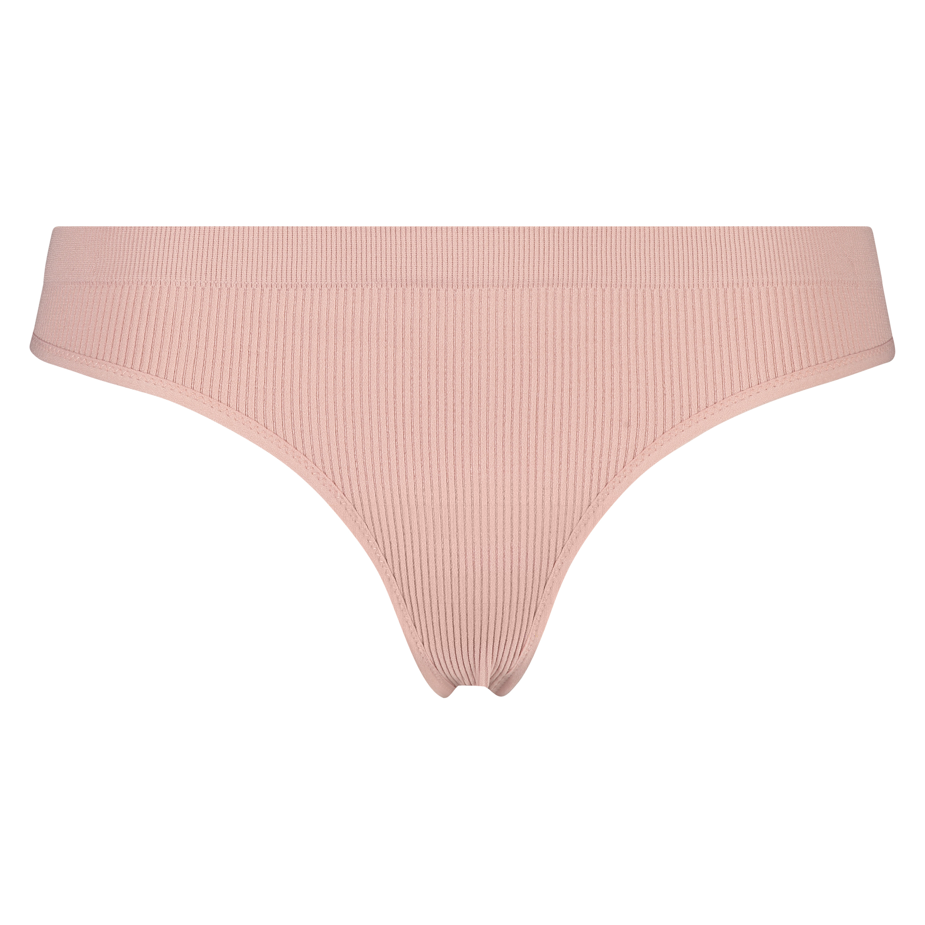 Seamless rib thong, Pink, main