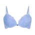 Marine Padded Push-Up Underwired Bra, Blue