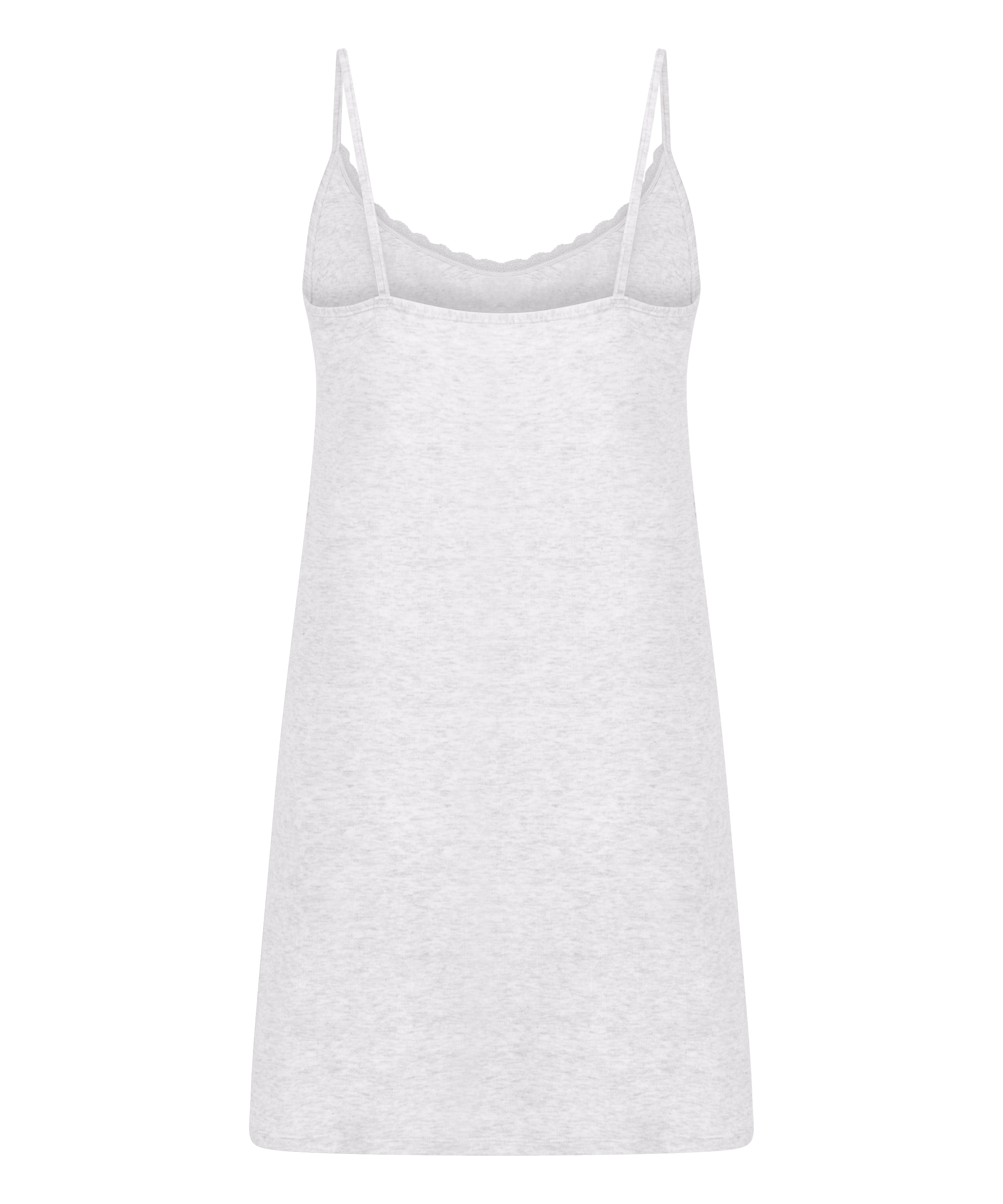 Pointelle Slipdress, Gray, main