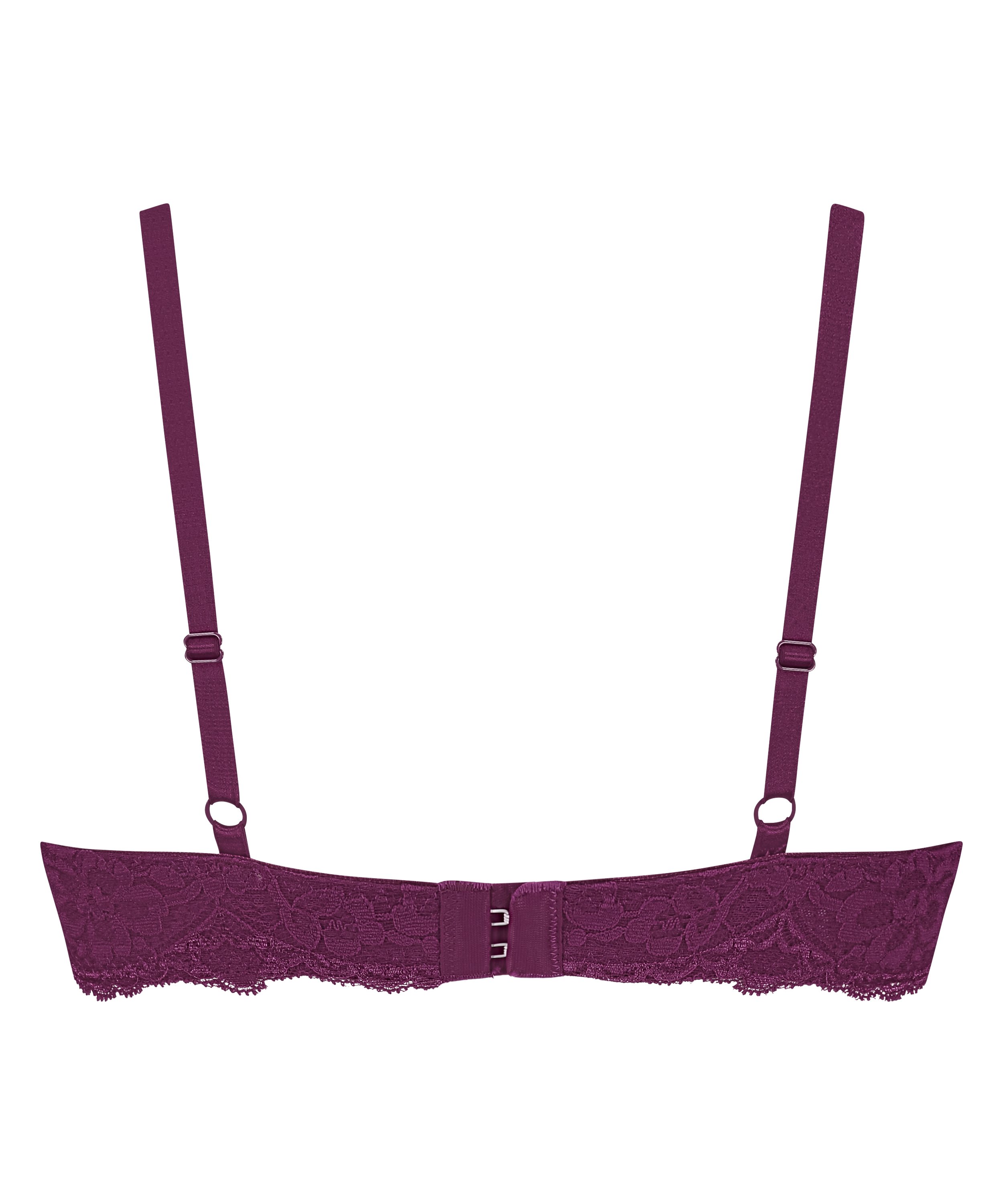 Marine Padded Underwired Bra, Purple, main