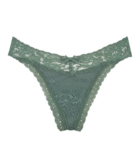 Madison Extra Low Thong, Green
