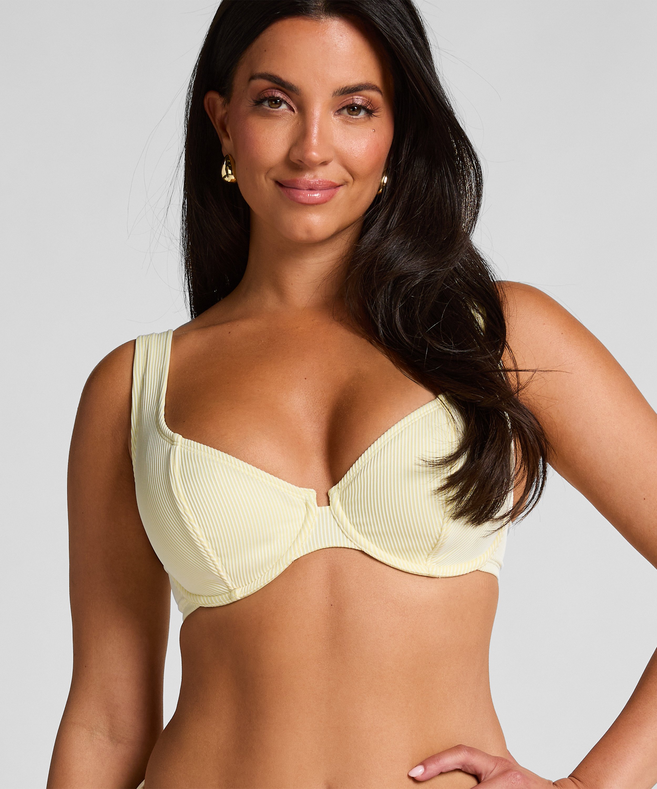 Fiji Bikini Top, Yellow, main