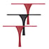 3-pack Thongs, Red