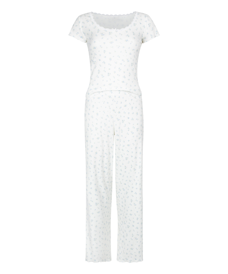 Pyjamaset Rib, Blue