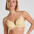 Marine Padded Push-Up Underwired Bra, Yellow