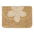 Flower Beach Clutch, Beige