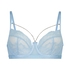On Fleek Non-Padded Underwired Bra, Blue