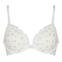 Marine Padded Push-Up Underwired Bra, White