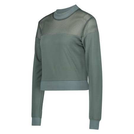 HKMX Mesh Sweater, Green