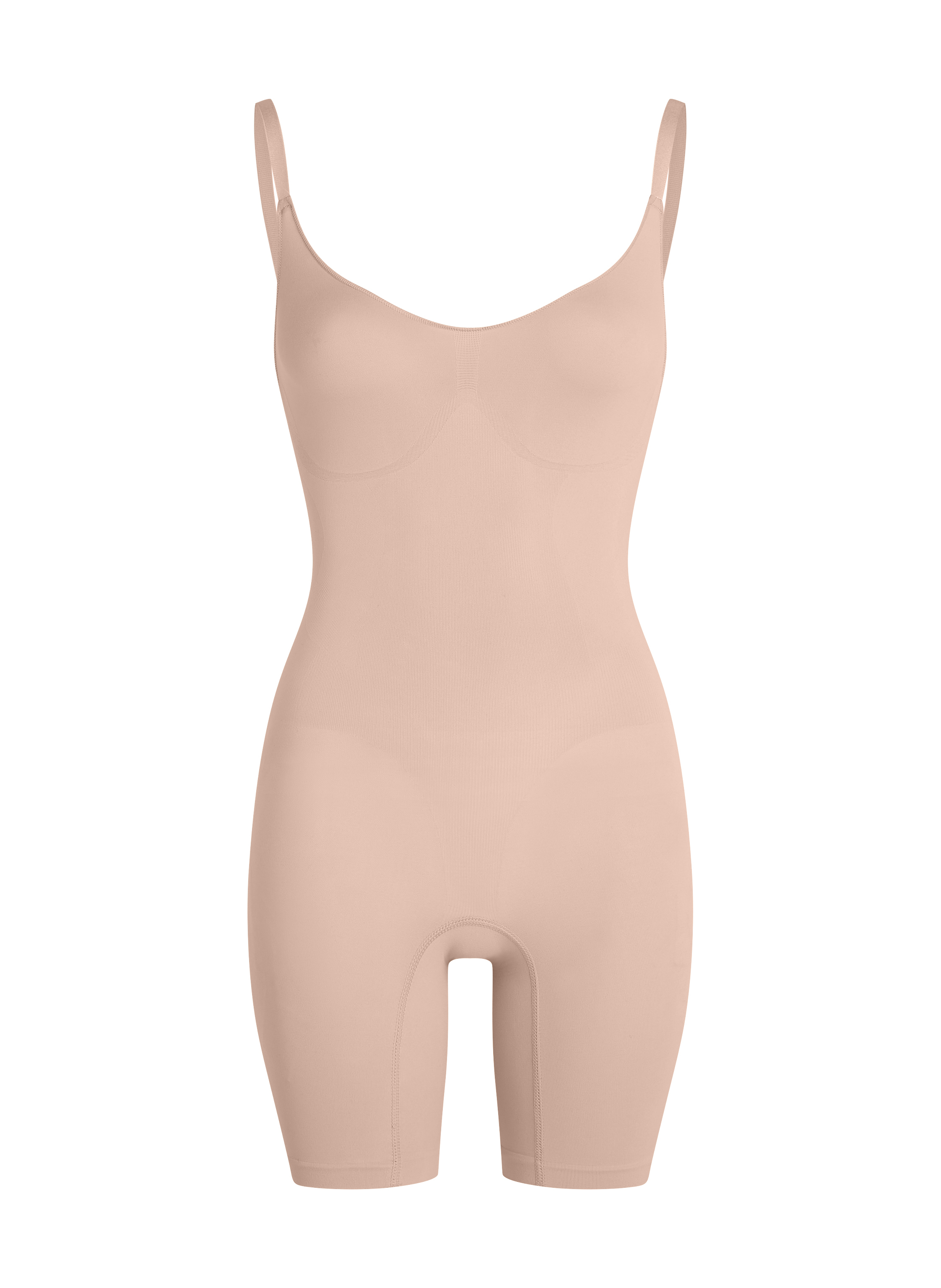 Seamless Enhancing Thigh Slimmer, Beige, main