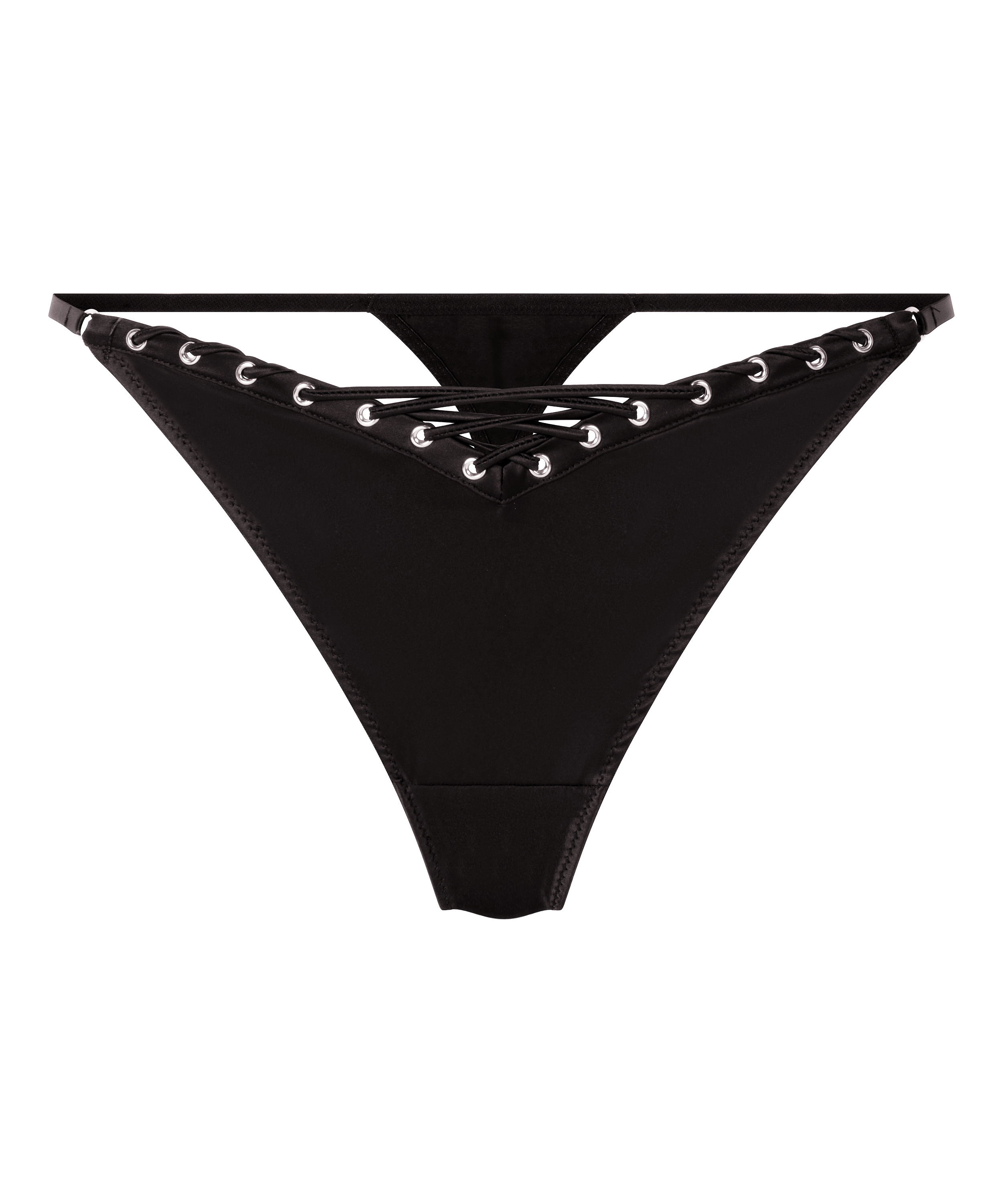 Pina Highleg Thong, Black, main