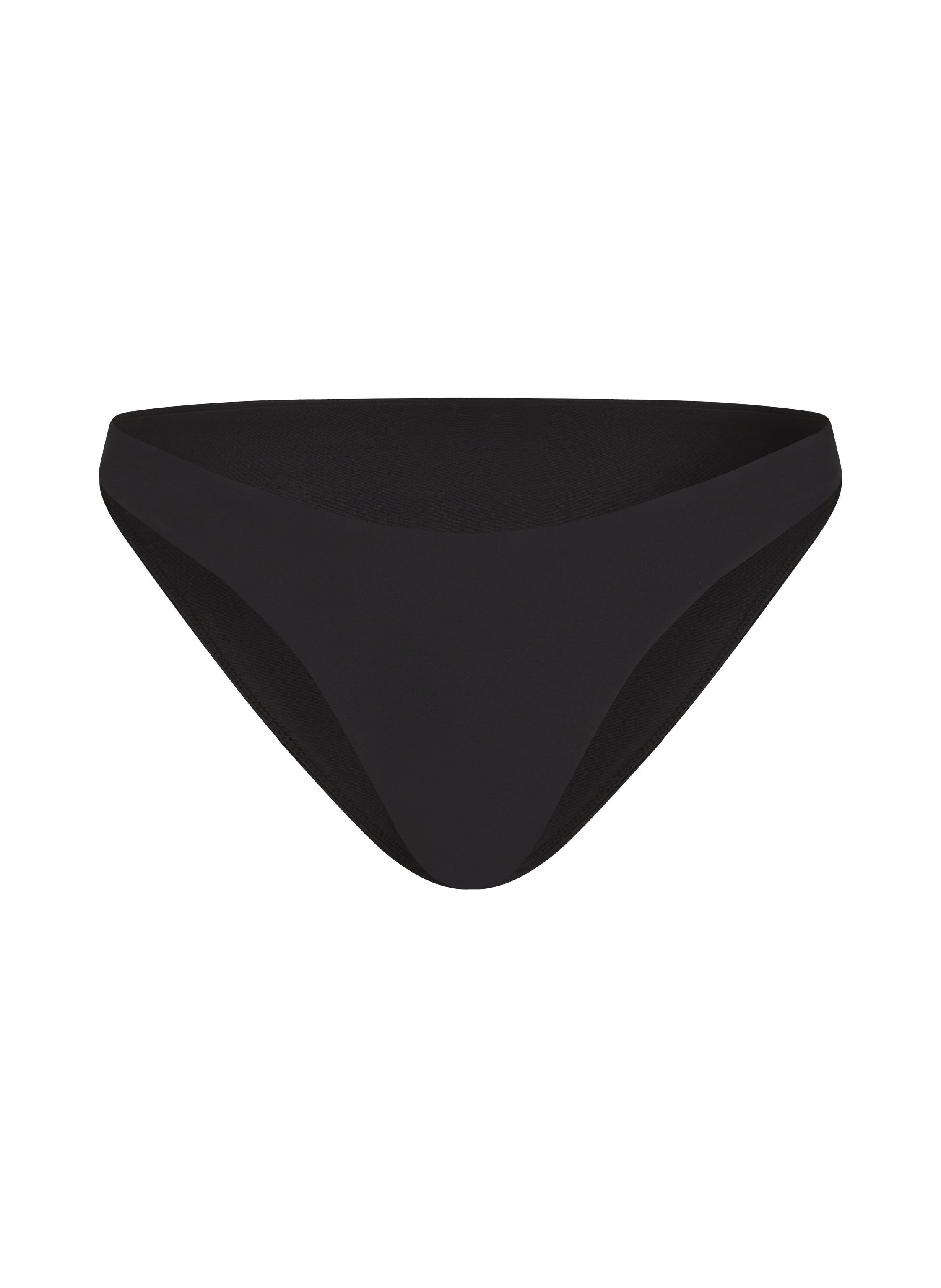 Luna High-Leg Bikini Bottoms, Black, main