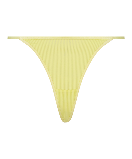 Kaiden High Leg Thong, Yellow