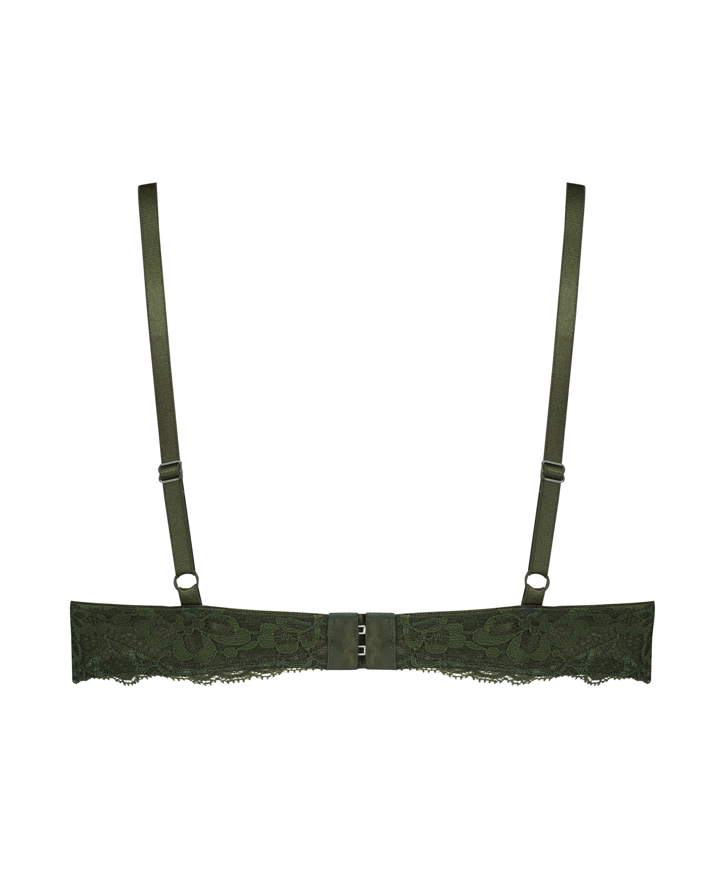 Marine Padded Underwired Bra, Green, main