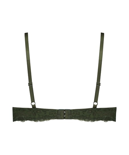 Marine Padded Underwired Bra, Green