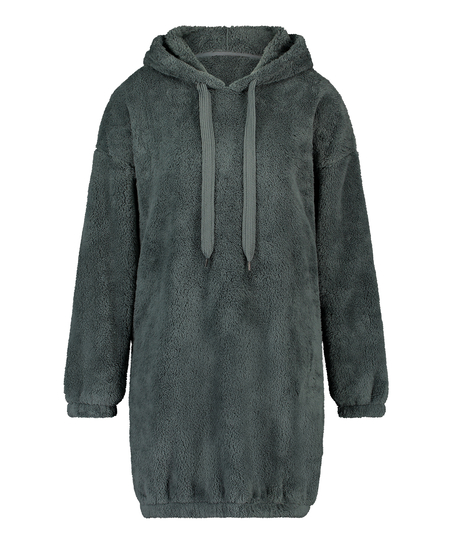 Snuggle Fleece Dress, Green