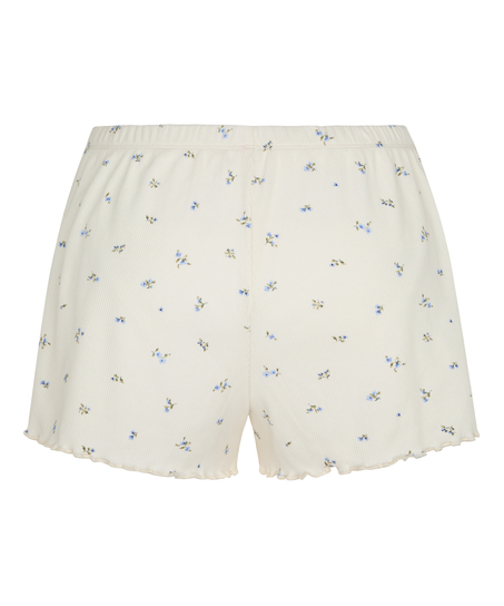 Daisy Pyjama Short, White