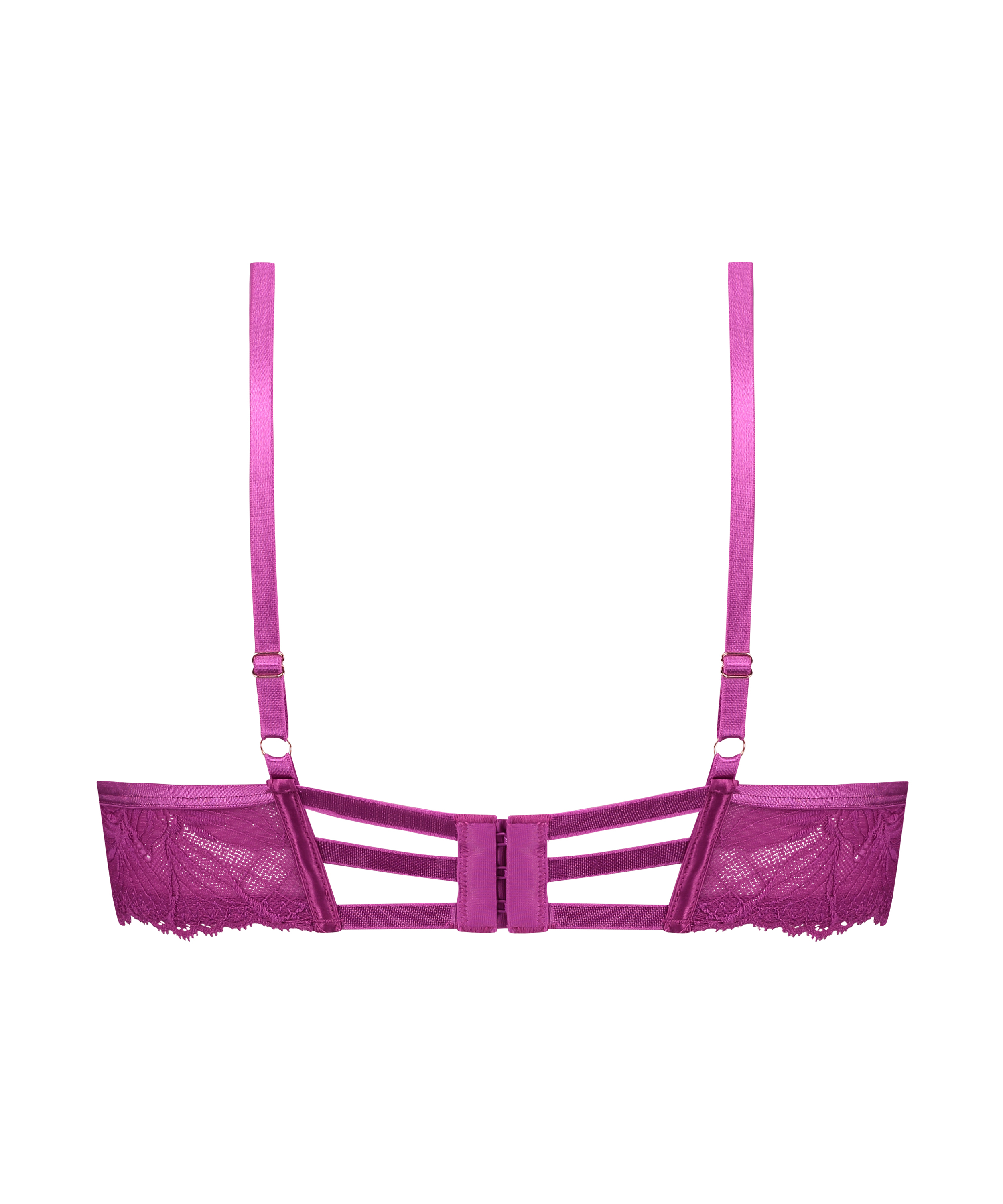 Lulu Non-Padded Underwired Bra, Purple, main