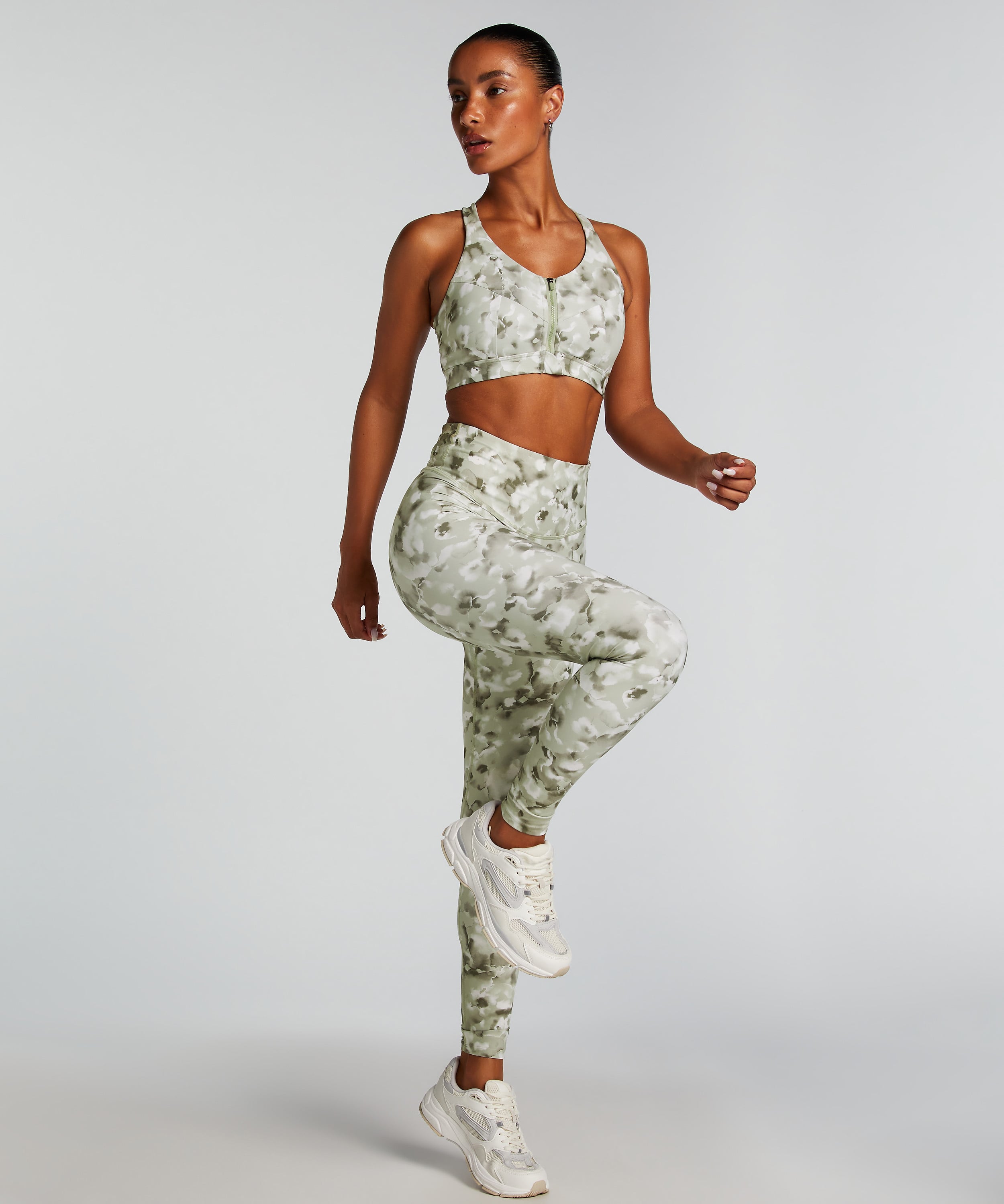 HKMX Sports bra The Pro Level 3, Green, main