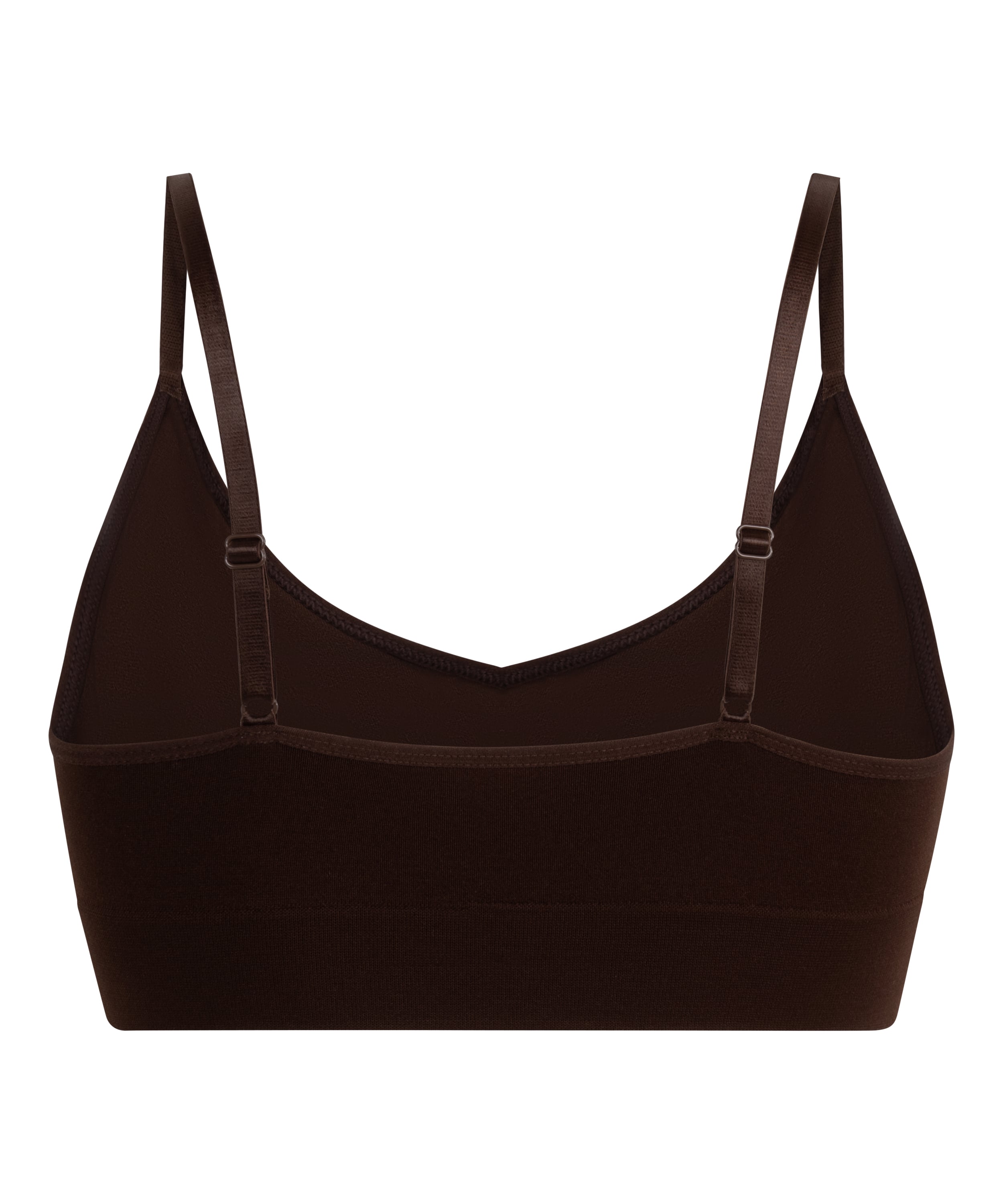 Dide Triangle Bralette, Brown, main