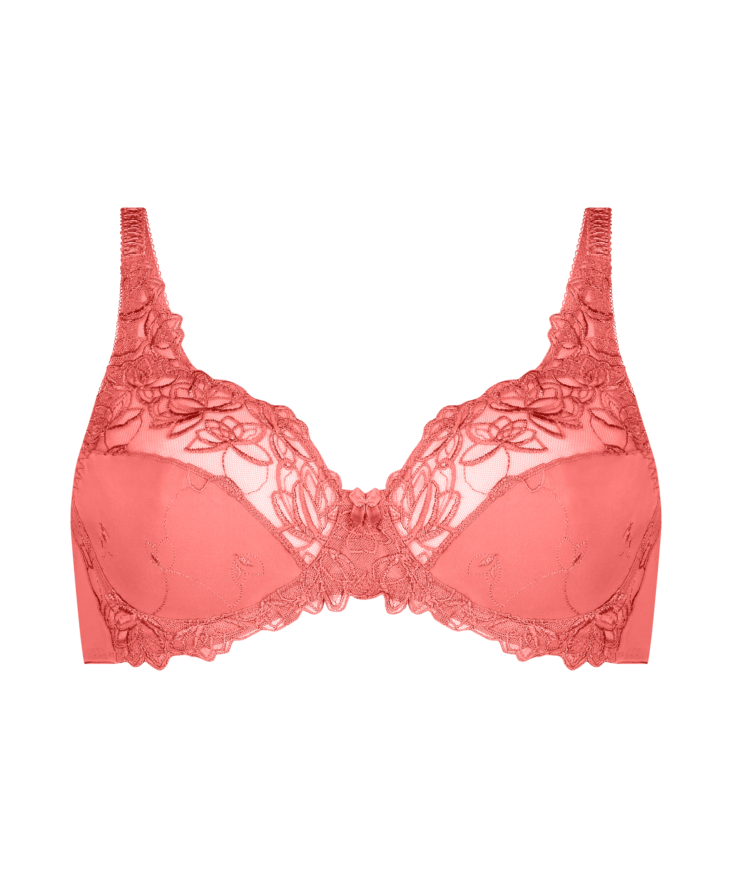 Diva Non-Padded Underwired Bra, Pink, main