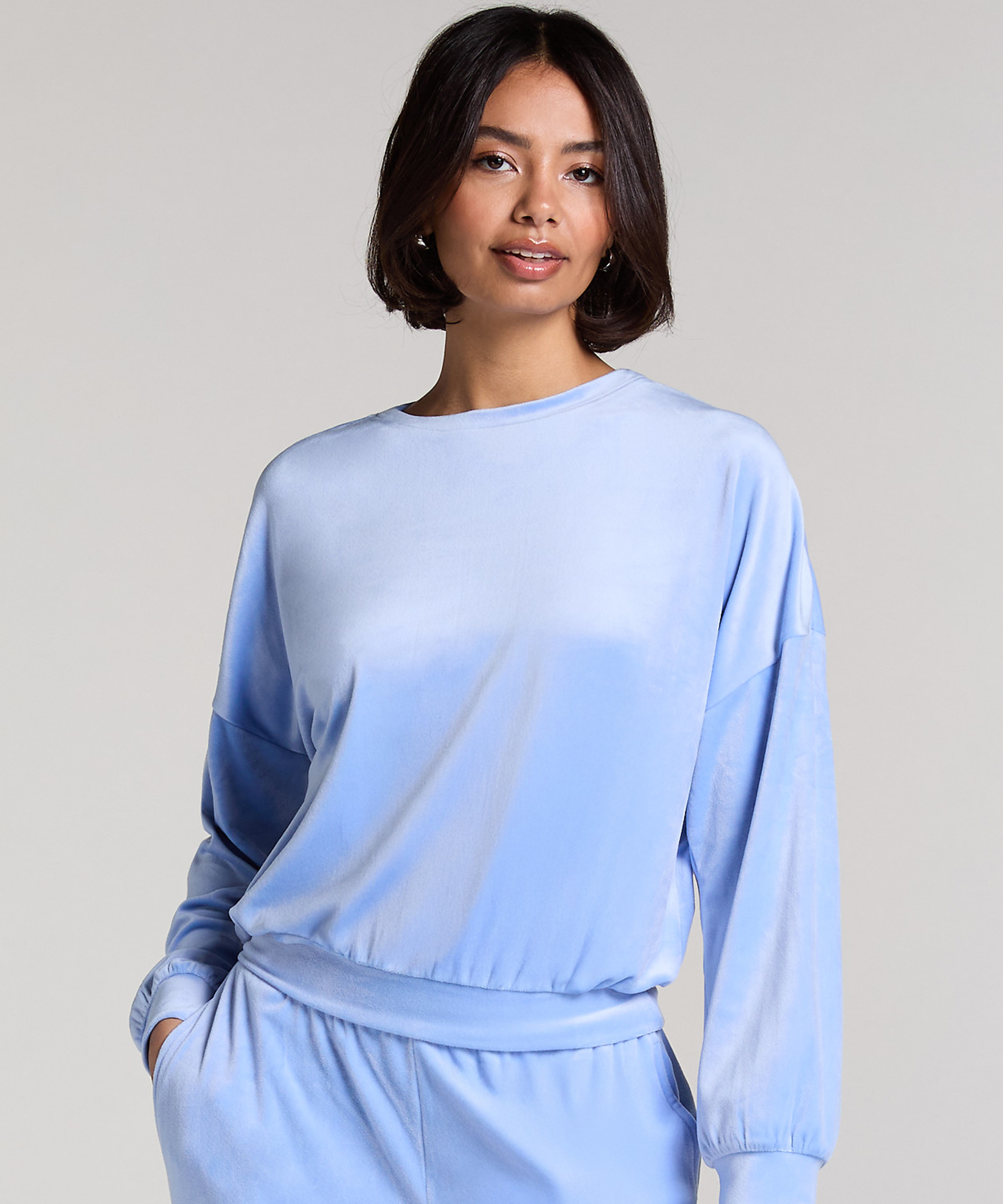 Velours Top, Blue, main