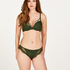 Daisy Padded Underwired Maximizer Bra, Green