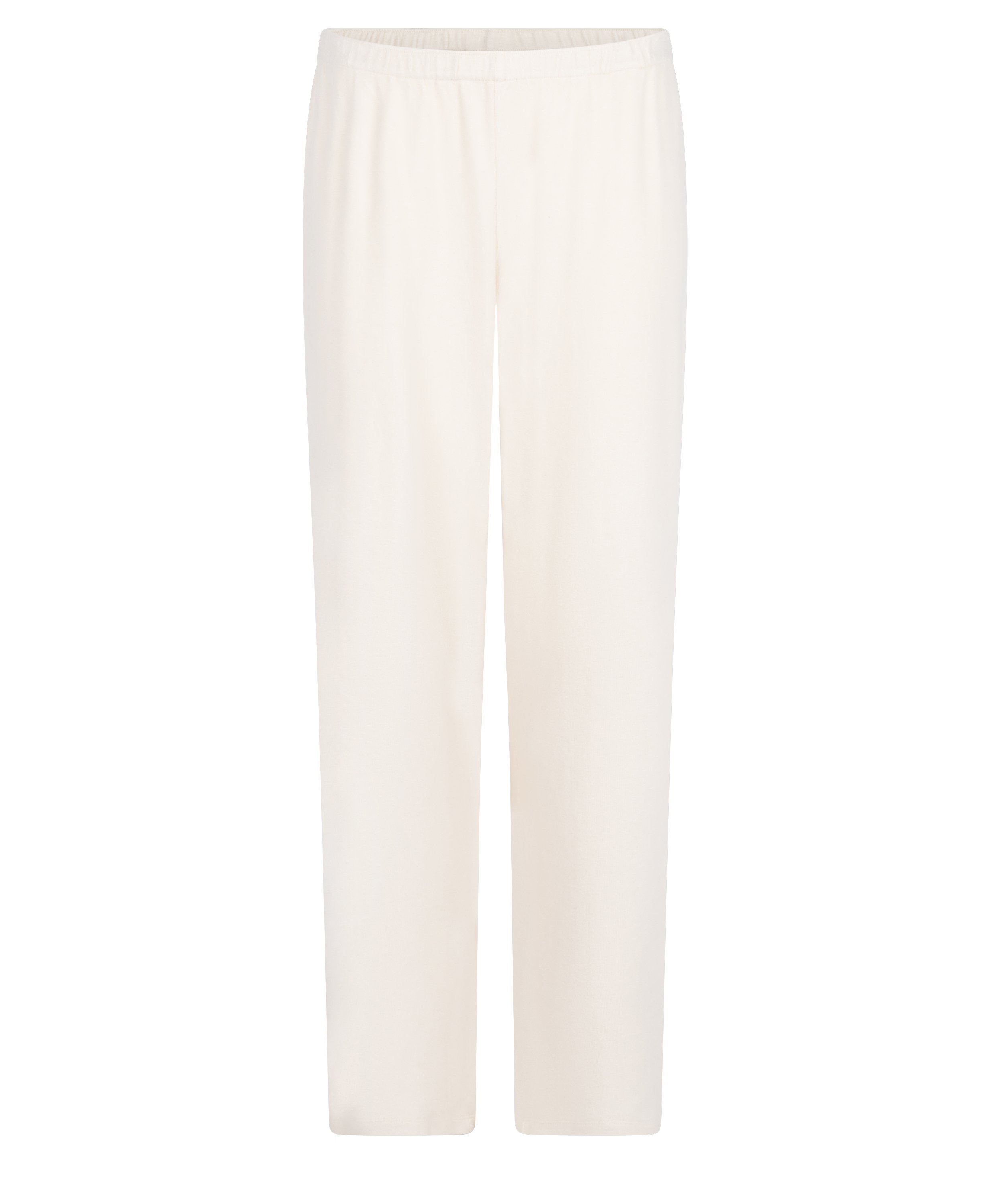 Brushed Jersey Trousers, White, main