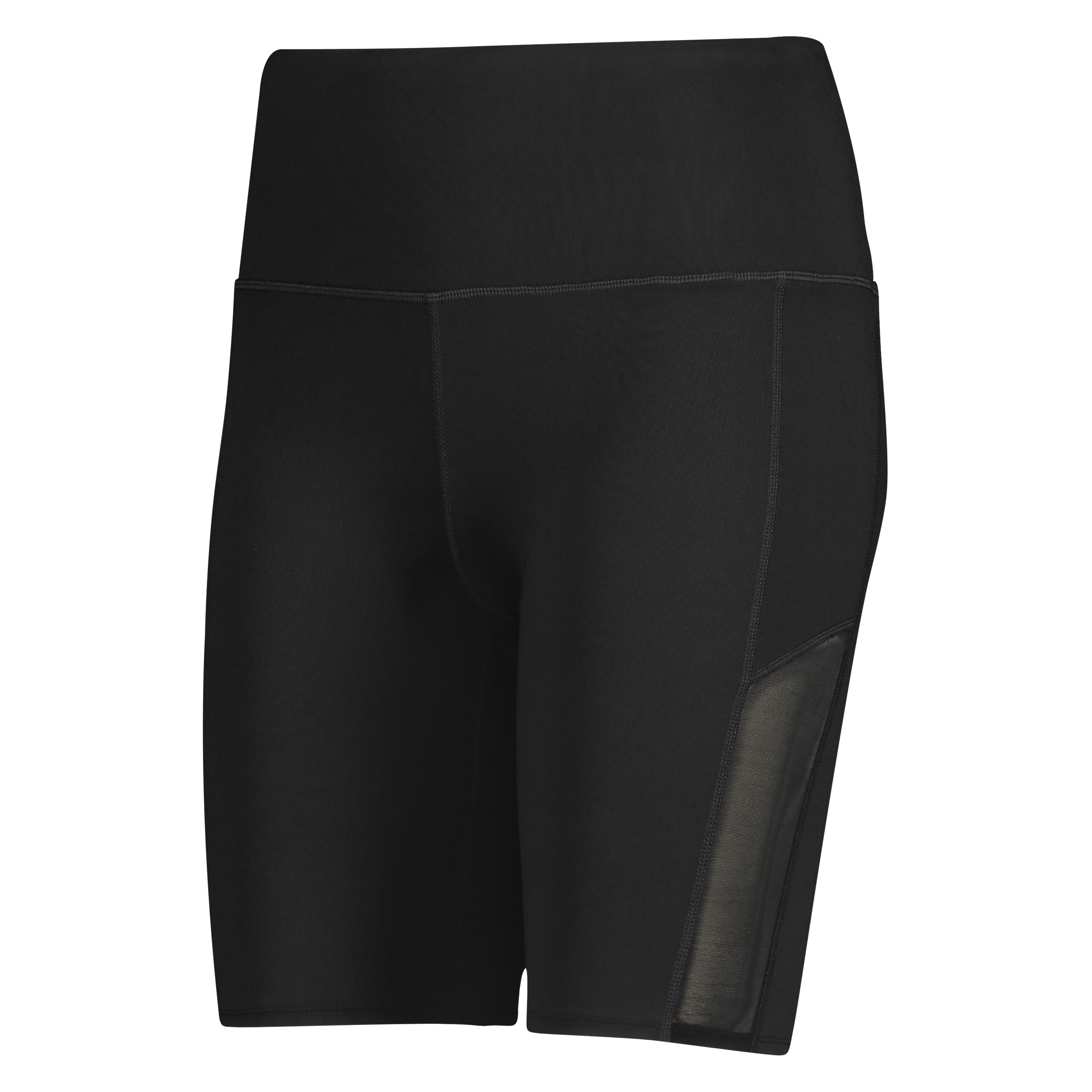 HKMX high waisted bike shorts, Black, main
