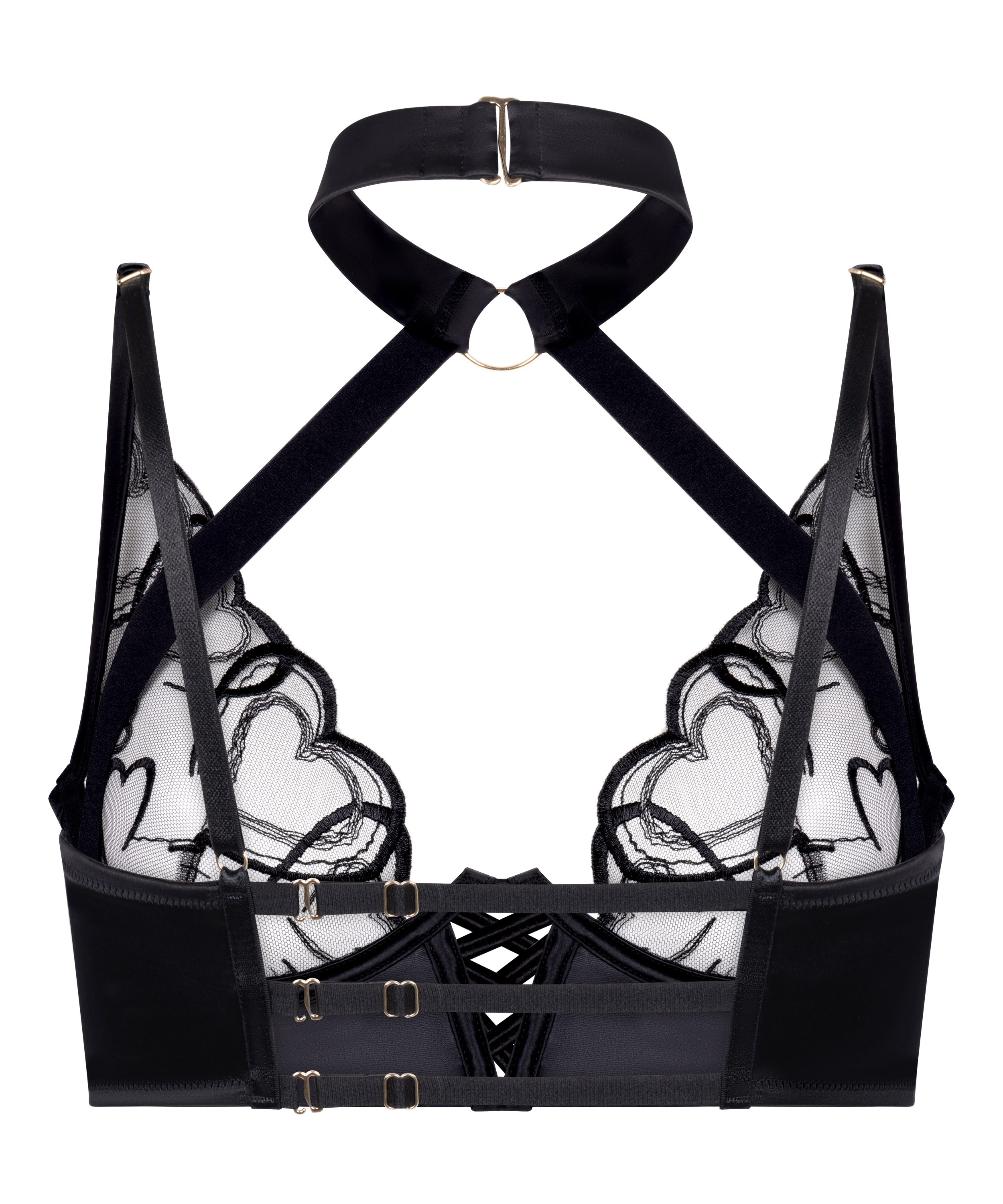 Olivia Non-Padded Underwired Bra, Black, main