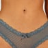 Mesh V-shaped Brazilian 3-pack, Blue