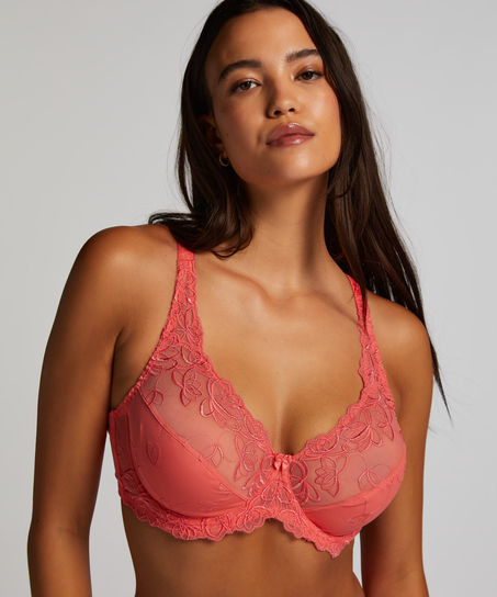 Diva Non-Padded Underwired Bra, Pink