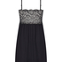 Nora Lace Slip Dress, Black