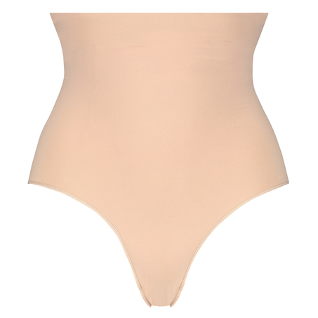 Firming high waisted brief - Level 2, Beige