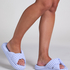 Vichy Braided Slippers, Blue