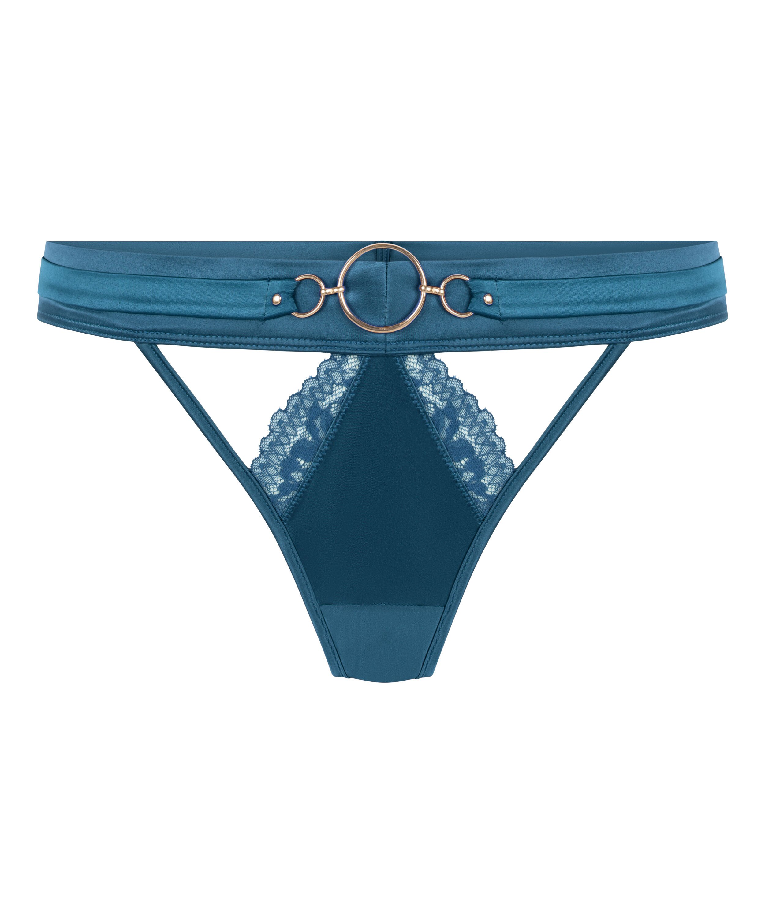 Marjolein Highleg Thong, Blue