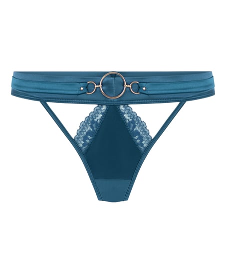 Marjolein Highleg Thong, Blue