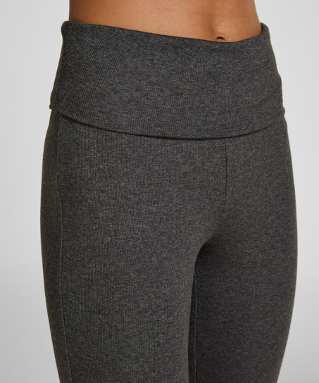 Flared Lounge Pants, Gray