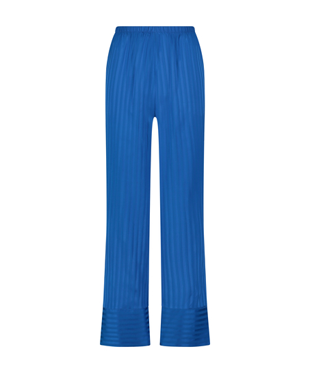 Satin Trousers, Blue