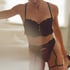 Posie Suspender String, Black