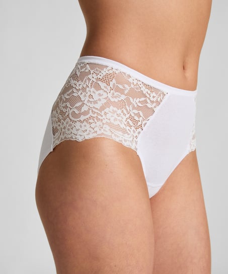Superslip Midi Lace, White
