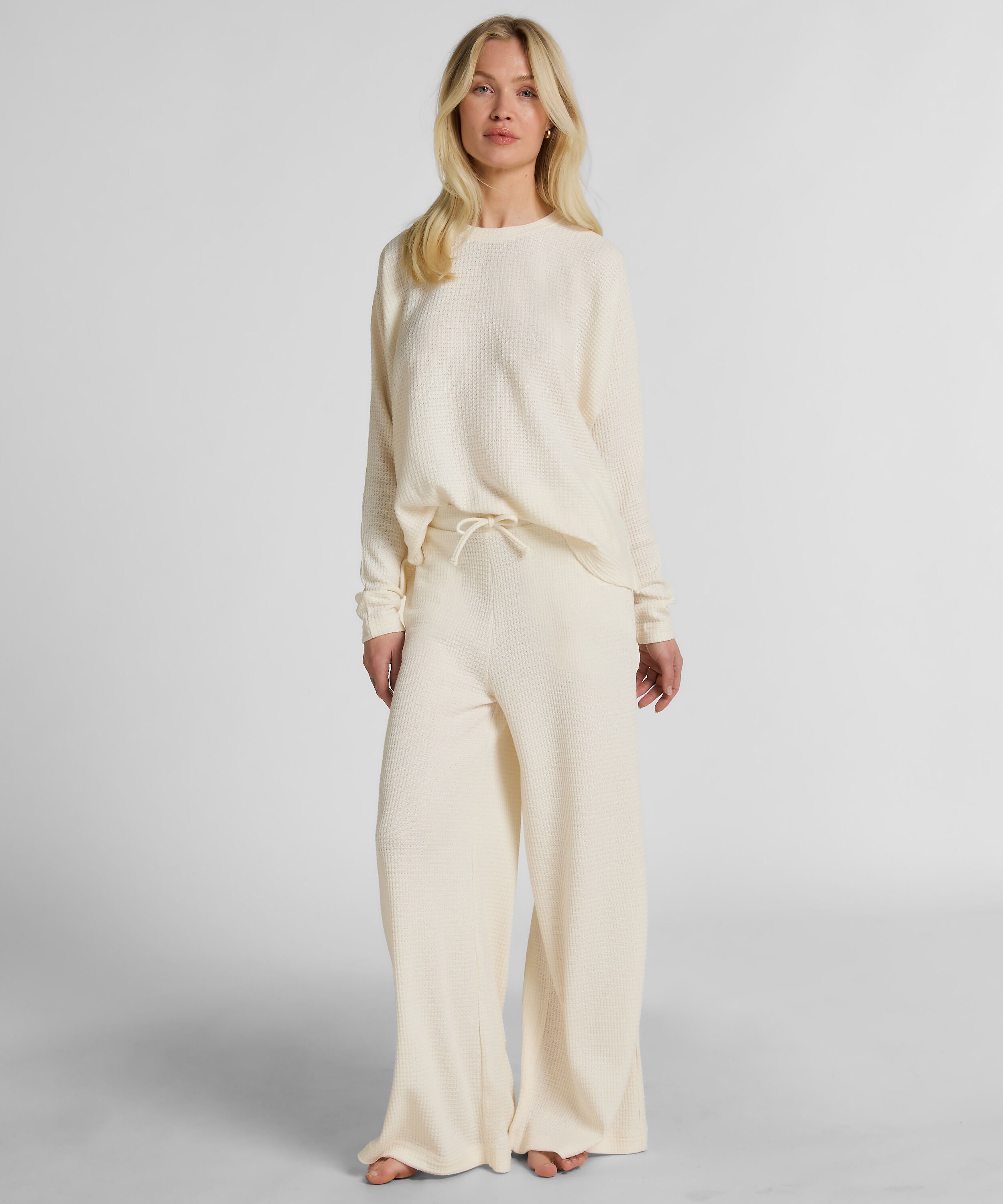 Pant Waffle Tracey, White