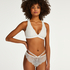 Sian High Cut Brazilian, White