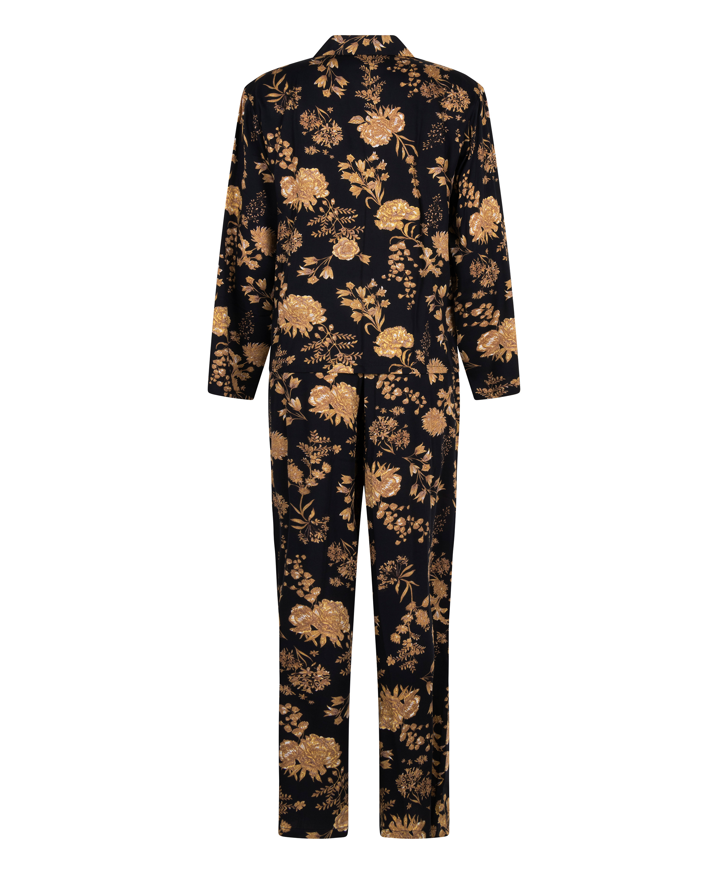 Jacket Woven Print, Black, main