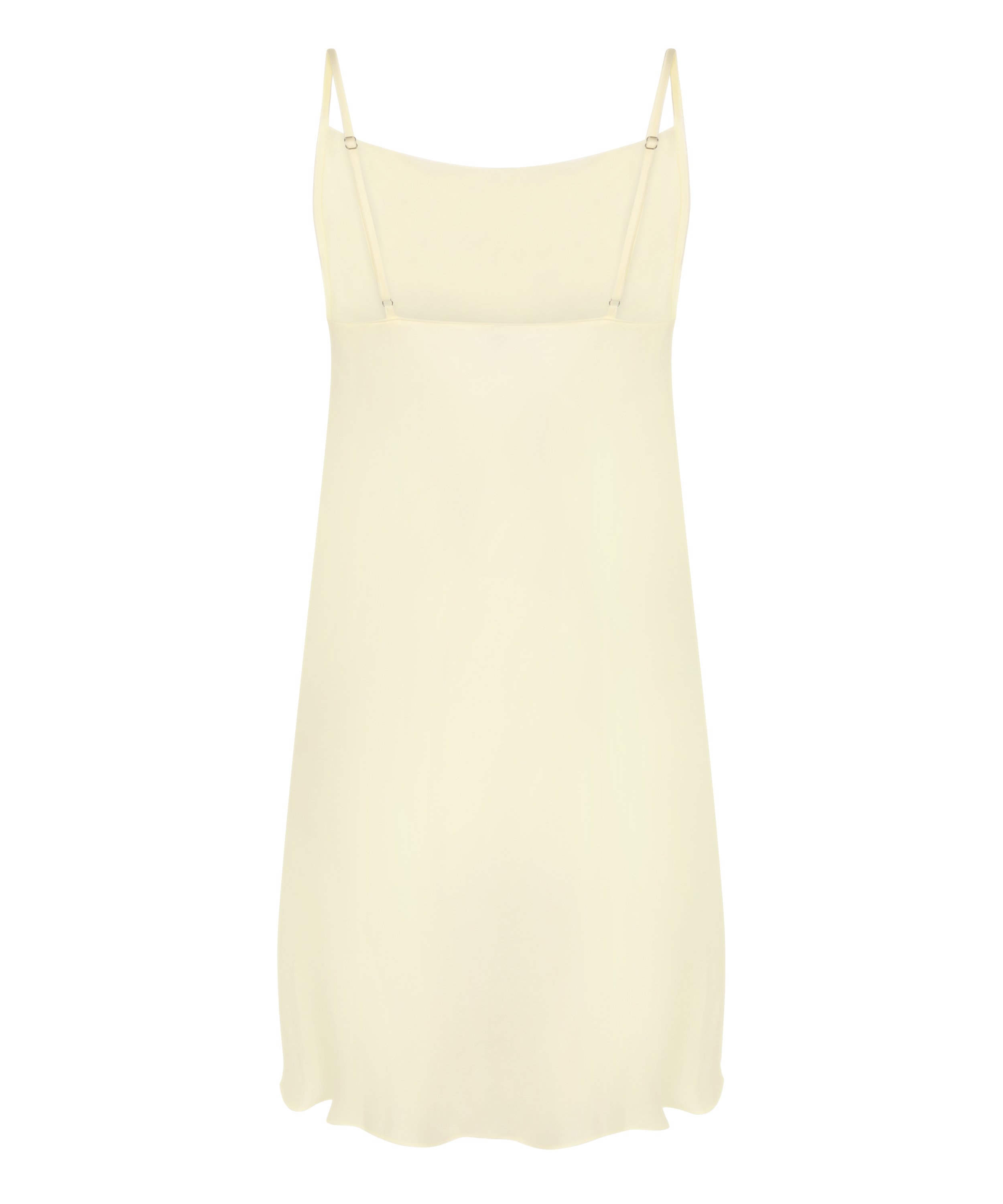 Slipdress Satin Minimal, Yellow, main