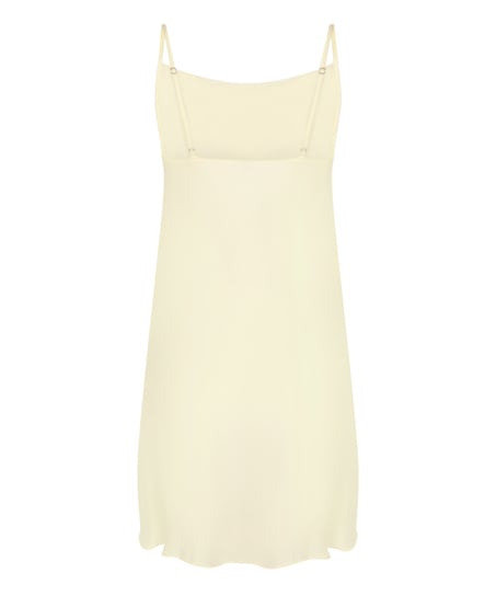 Slipdress Satin Minimal, Yellow