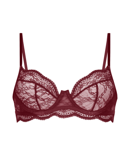 Isabelle Non-Padded Underwired Bra, Red